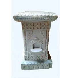 Marble Tulis Pot Flat Top