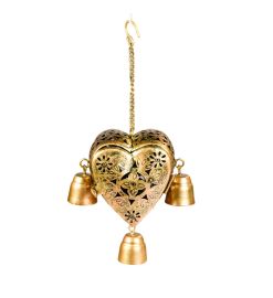 Hanging Heart Bells Lantern