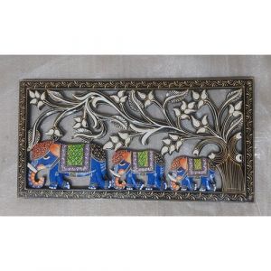 Wooden Elephant Wall Panel