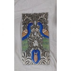 Peacock Wooden Wall Panel