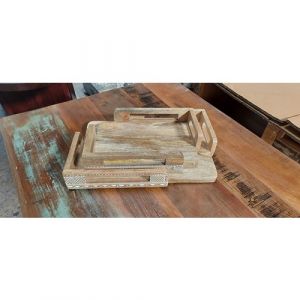 Wooden Tray (Set of 2)