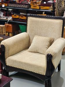 Classic Wooden Sofa Single Seater