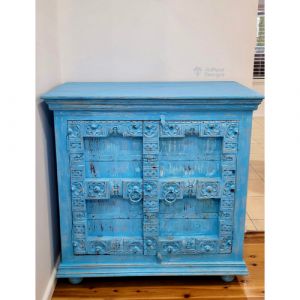 Distress Blue Cabinet