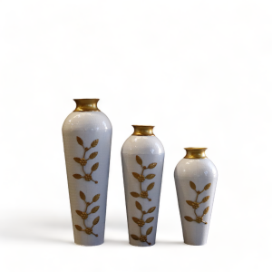 Long White Flower Pot (Small)