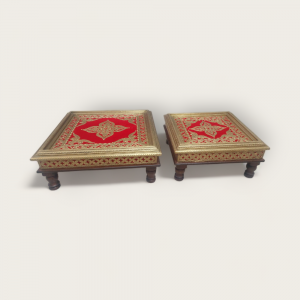 Brass Fitted Square Bajot (Assorted Sizes)