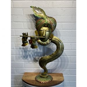 Musical Krishna Table Piece