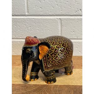 Hand-Painted Resin Elephant (13cm)