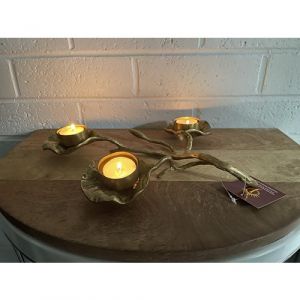 Brass 3 Candle Stand