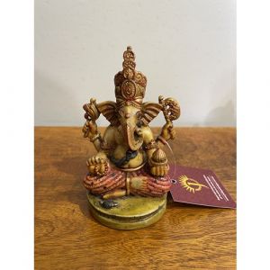 5" Resin Ganesha with Crown