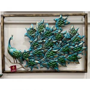 Iron Peacock Wall Décor