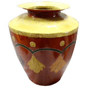 Decorative Iron Painted Pot