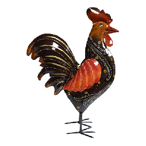 Iron Painted Rooster