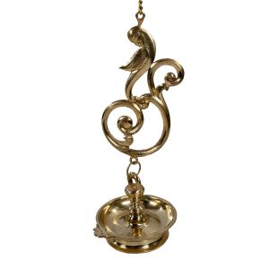 Brass Parrot Hanging Diya