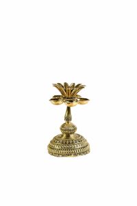 Brass Flower Deepak
