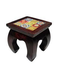 Curved Legs Tile Chowki