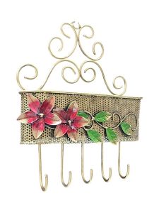 Golden Bloom Key Holder