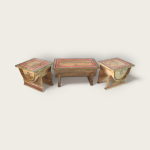 Rectangle Wooden Coffee Table with Storage