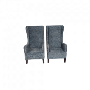 Royal Armchair (Set of 2)-Blue