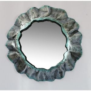Iron Crumpled Mirror