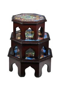 Hexagon Tile Fitted Chowki