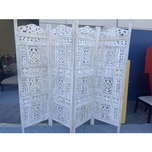 Traditional White 4 Panel Partition