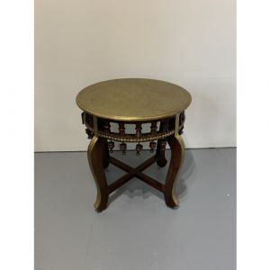 Round Metal Fitted Side Table