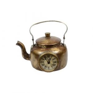 Brass Tea Kettle Clock