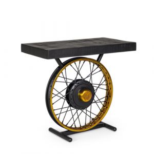 Side Table Wheel Framed