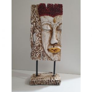 Fibre Buddha Face
