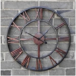 Iron Industrial Clock