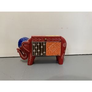 Hand Painted Elephant Money Box