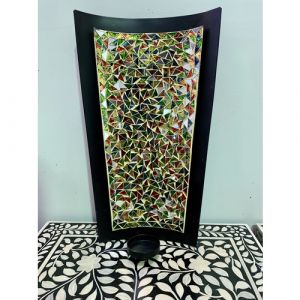 Iron Mosaic Wall Candle Holder