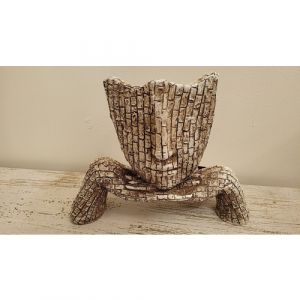 Face Hand Statue