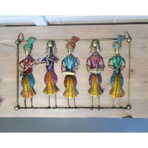 Iron 5 Musicians Wall Panel
