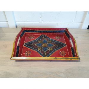 Medium Hand Painted Tray (Assorted colours)