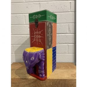 Elephant Wine Box-Black