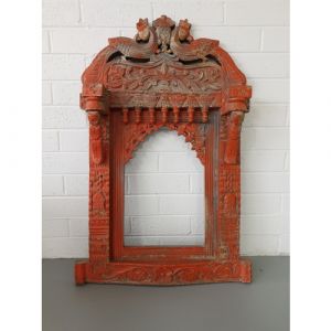 Peacock Antique Jharokha (Red)