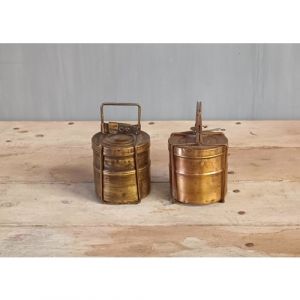Antique Brass Tiffin