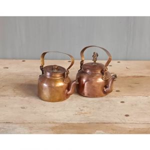 Antique Brass Tea Kettle