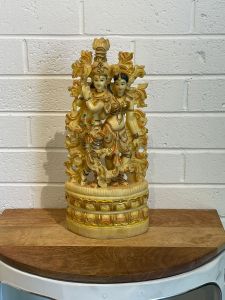 Resin Radha Krishna 16.5-Inch