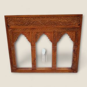 Triple Jharokha Mirror (Assorted Colours)
