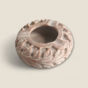 Carved Marble Candle Holder