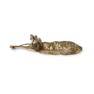 Brass Leaf Incense Holder