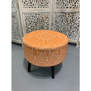 Colourful Foot Stool (Orange)