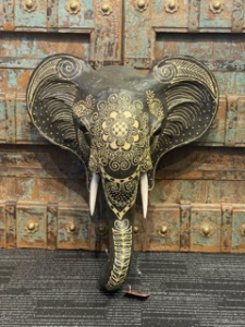 Paper Mâché Elephant Head