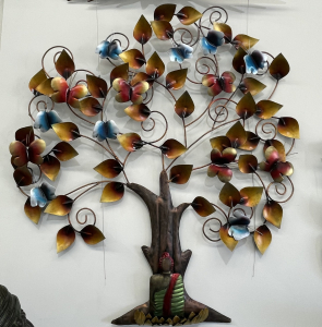 Buddha Tree (Blue & Orange)