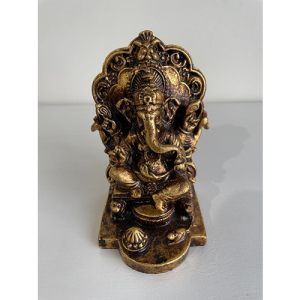 Golden Resin Ganesha
