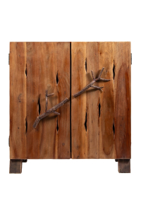Rustic Branch Cabinet