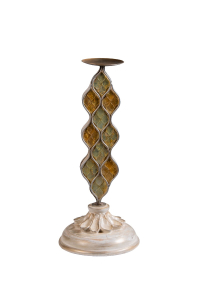 Mosaic Pillar Candle Holder