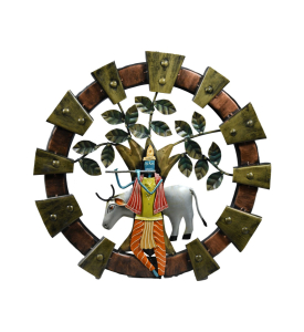 Iron Krishna Wall Hanging